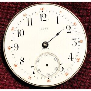 RODE Movement Mechanical Manual Wind Swiss Brass Pocket Watch Movement